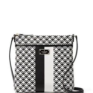 Kate Spade Penn Place Keisha Crossbody Bag Black and White (Retired)